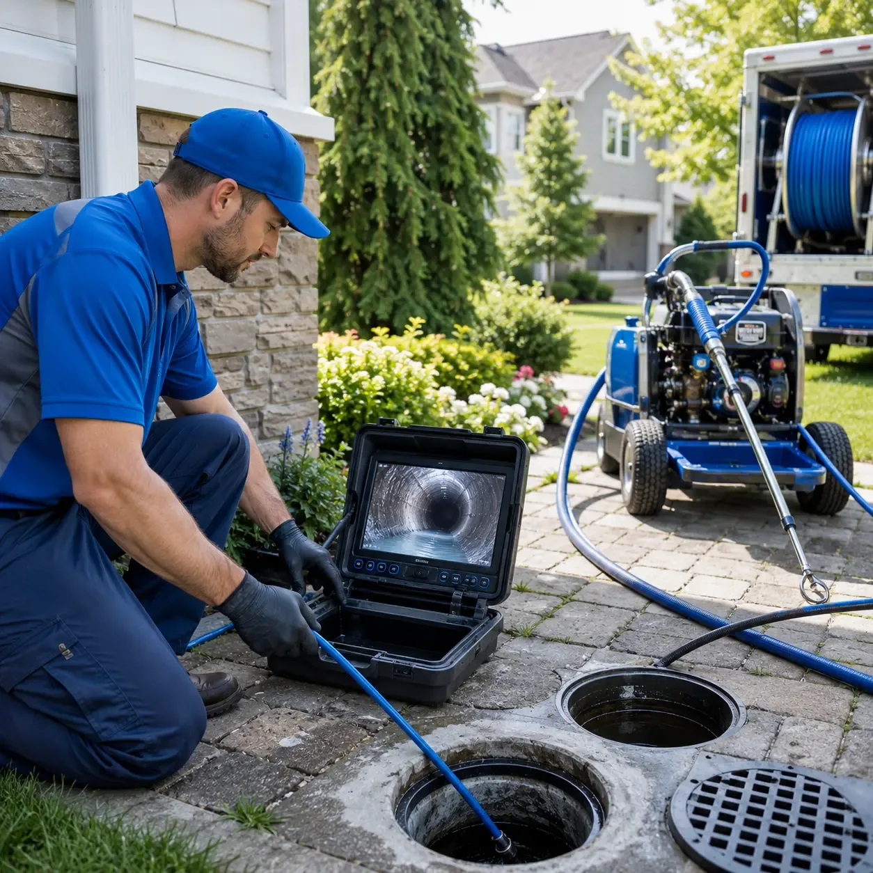 Outdoor drain cleaning professionals serving Paterson, NJ
